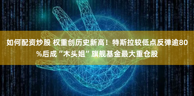 如何配资炒股 权重创历史新高！特斯拉较低点反弹逾80%后成“木头姐”旗舰基金最大重仓股